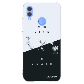 Picasee átlátszó szilikon tok az alábbi mobiltelefonokra Huawei P Smart 2019 - Life - Death