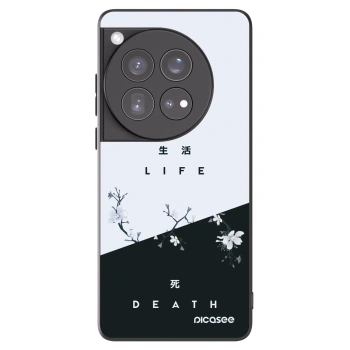Picasee fekete szilikon tok az alábbi mobiltelefonokra OnePlus 12 5G - Life - Death