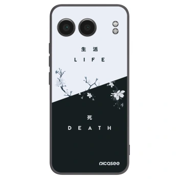 Picasee fekete szilikon tok az alábbi mobiltelefonokra OnePlus Nord 4 - Life - Death