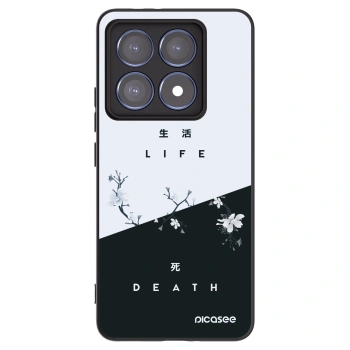 Picasee fekete szilikon tok az alábbi mobiltelefonokra Xiaomi 14T Pro - Life - Death