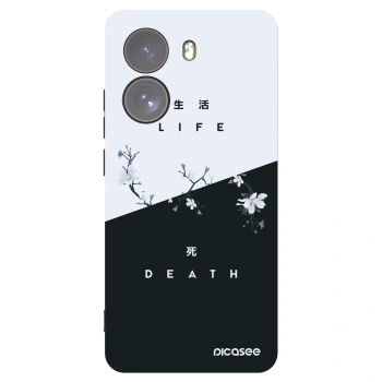 Picasee fekete szilikon tok az alábbi mobiltelefonokra Xiaomi Poco X7 - Life - Death