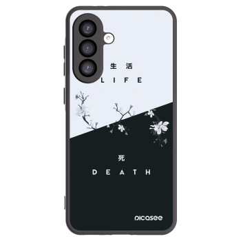 Picasee fekete szilikon tok az alábbi mobiltelefonokra Samsung Galaxy A26 5G A266B - Life - Death