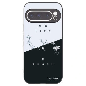 Picasee fekete szilikon tok az alábbi mobiltelefonokra Google Pixel 9 Pro - Life - Death