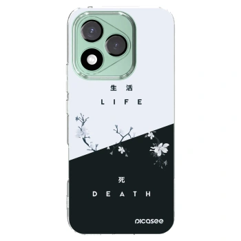 Picasee átlátszó szilikon tok az alábbi mobiltelefonokra Honor 400 Lite 5G - Life - Death