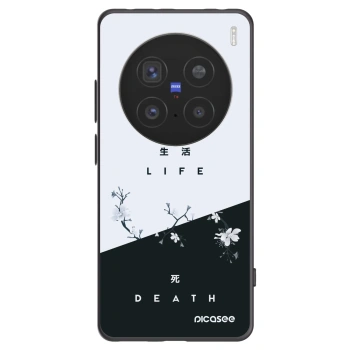 Picasee fekete szilikon tok az alábbi mobiltelefonokra Vivo X200 Pro - Life - Death