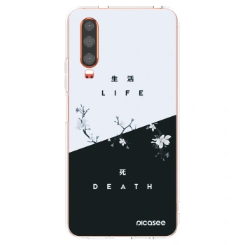 Picasee átlátszó szilikon tok az alábbi mobiltelefonokra Huawei P30 - Life - Death