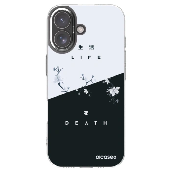 Picasee átlátszó szilikon tok az alábbi mobiltelefonokra Apple iPhone 17 - Life - Death