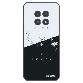 Picasee fekete szilikon tok az alábbi mobiltelefonokra Realme 12X - Life - Death