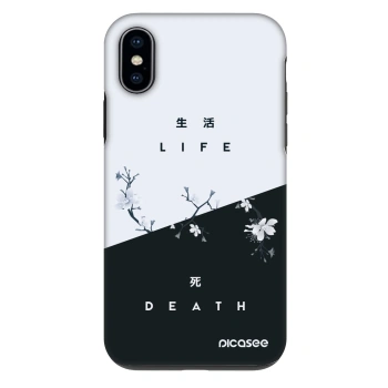 Szilikon tok erre a típusra Apple iPhone X/XS - Life - Death