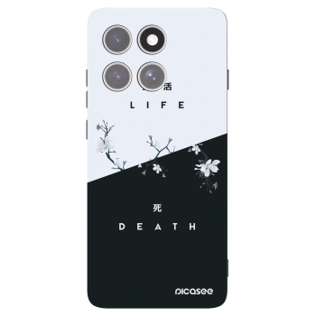 Picasee fekete szilikon tok az alábbi mobiltelefonokra Motorola Edge 60 Pro - Life - Death