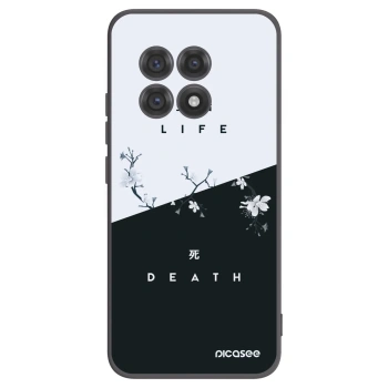Picasee fekete szilikon tok az alábbi mobiltelefonokra OnePlus 13R 5G - Life - Death