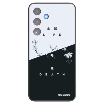 Picasee fekete szilikon tok az alábbi mobiltelefonokra Samsung Galaxy S25 FE 5G - Life - Death