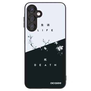 Picasee fekete szilikon tok az alábbi mobiltelefonokra Samsung Galaxy A16 4G - Life - Death
