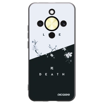 Picasee fekete szilikon tok az alábbi mobiltelefonokra Honor Magic8 Lite 5G - Life - Death