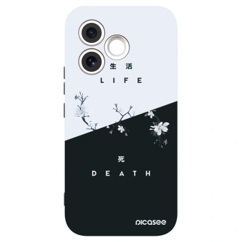 Picasee fekete szilikon tok az alábbi mobiltelefonokra Honor 600 Lite - Life - Death