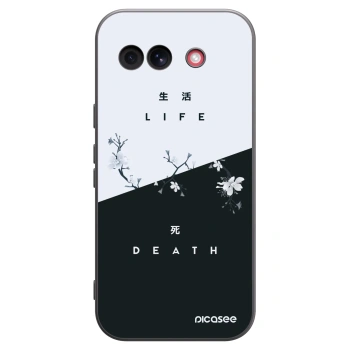 Picasee fekete szilikon tok az alábbi mobiltelefonokra Google Pixel 10a - Life - Death