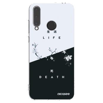 Picasee átlátszó szilikon tok az alábbi mobiltelefonokra Honor 20 Lite - Life - Death