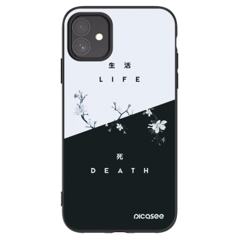 Picasee fekete szilikon tok az alábbi mobiltelefonokra Apple iPhone 11 - Life - Death