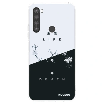 Picasee átlátszó szilikon tok az alábbi mobiltelefonokra Xiaomi Redmi Note 8 - Life - Death