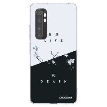 Picasee átlátszó szilikon tok az alábbi mobiltelefonokra Xiaomi Mi Note 10 Lite - Life - Death