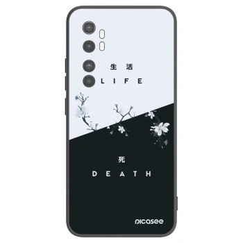 Picasee fekete szilikon tok az alábbi mobiltelefonokra Xiaomi Mi Note 10 Lite - Life - Death