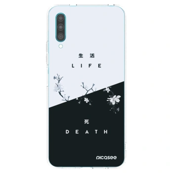 Picasee átlátszó szilikon tok az alábbi mobiltelefonokra Samsung Galaxy A30s A307F - Life - Death