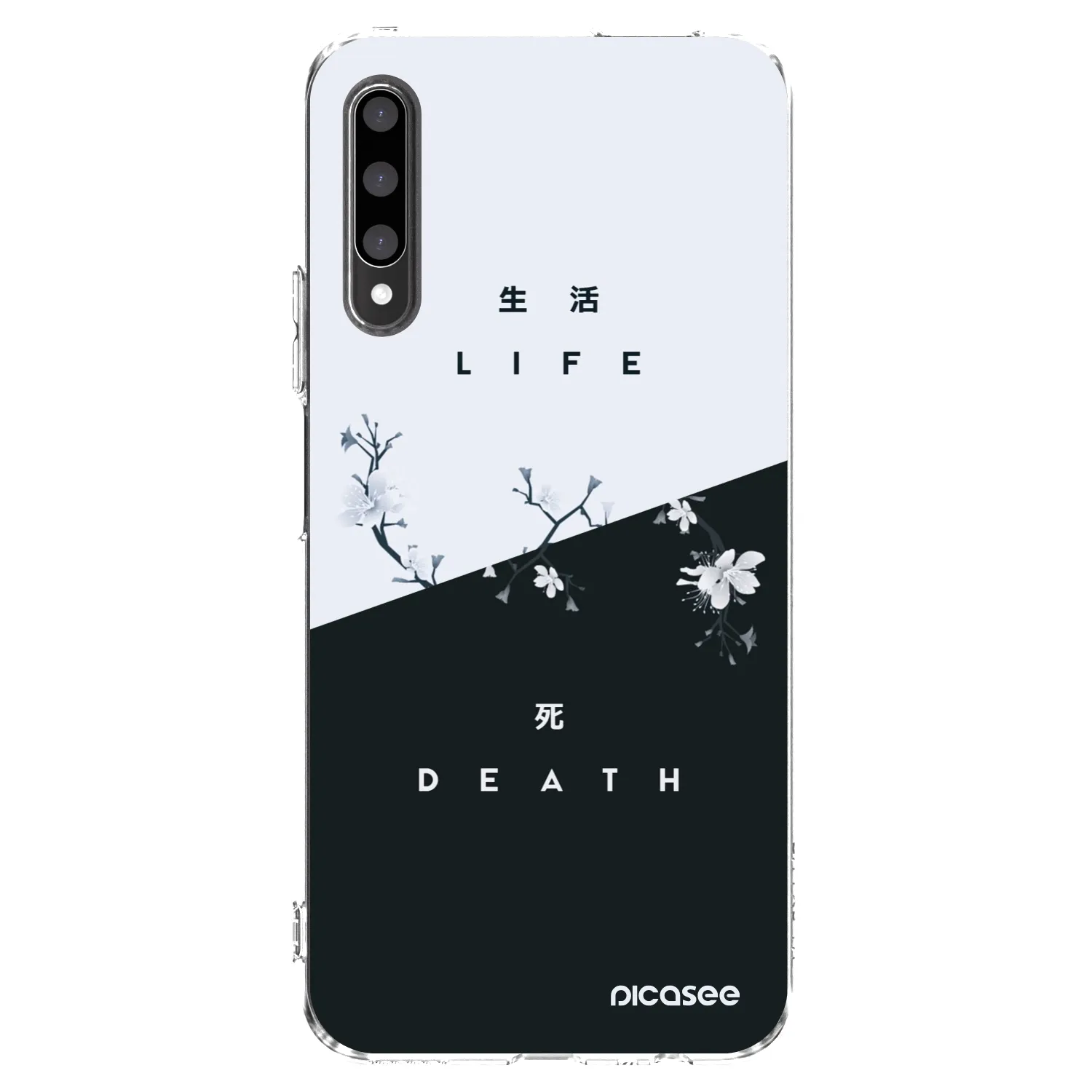 Picasee átlátszó szilikon tok az alábbi mobiltelefonokra Honor 9X Pro - Life - Death