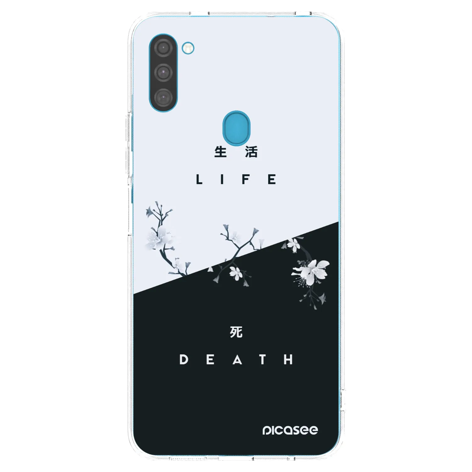 Picasee átlátszó szilikon tok az alábbi mobiltelefonokra Samsung Galaxy M11 - Life - Death