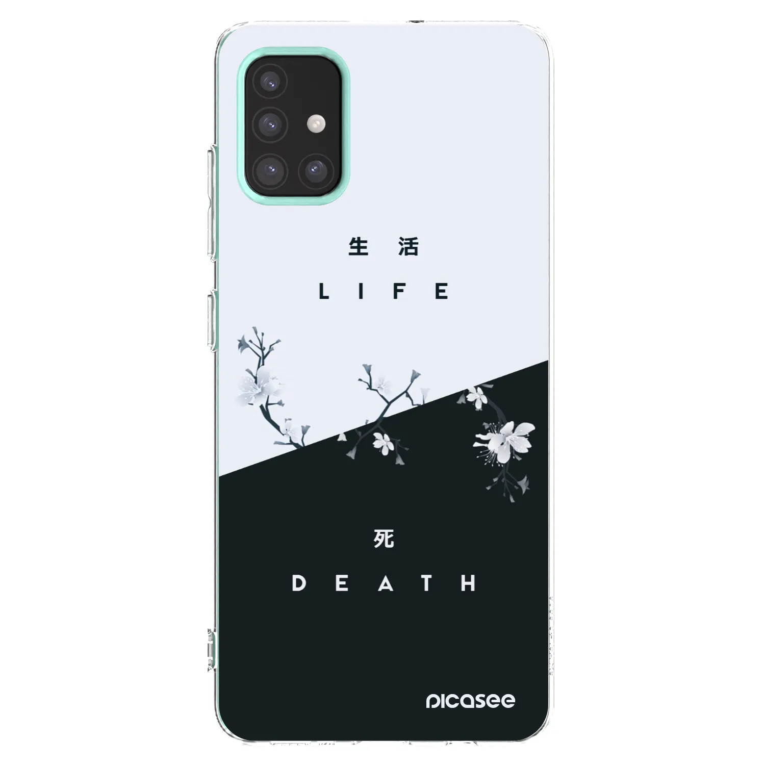 Picasee átlátszó szilikon tok az alábbi mobiltelefonokra Samsung Galaxy M31s - Life - Death