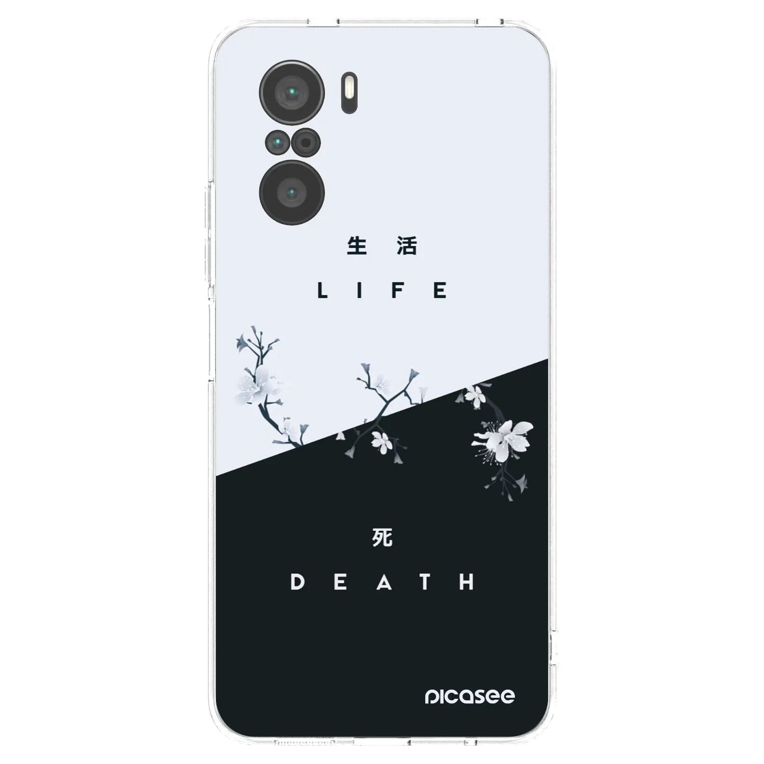 Picasee átlátszó szilikon tok az alábbi mobiltelefonokra Xiaomi Poco F3 - Life - Death