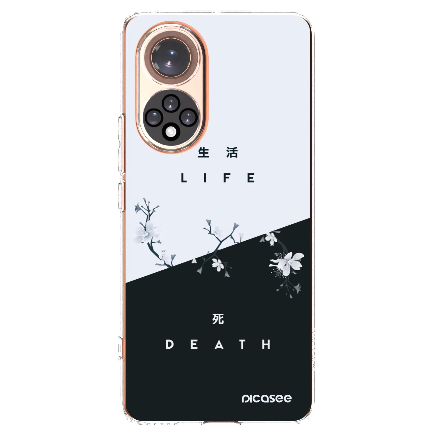 Picasee átlátszó szilikon tok az alábbi mobiltelefonokra Huawei Nova 9 - Life - Death