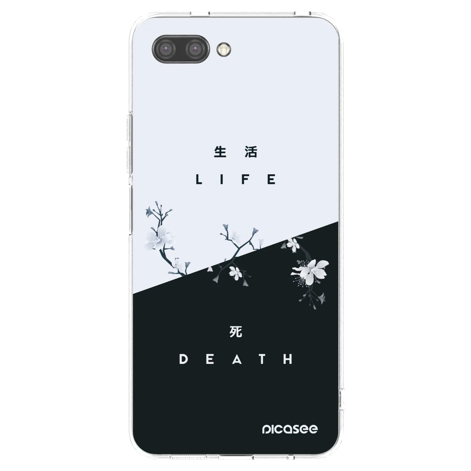 Picasee átlátszó szilikon tok az alábbi mobiltelefonokra Honor 10 - Life - Death