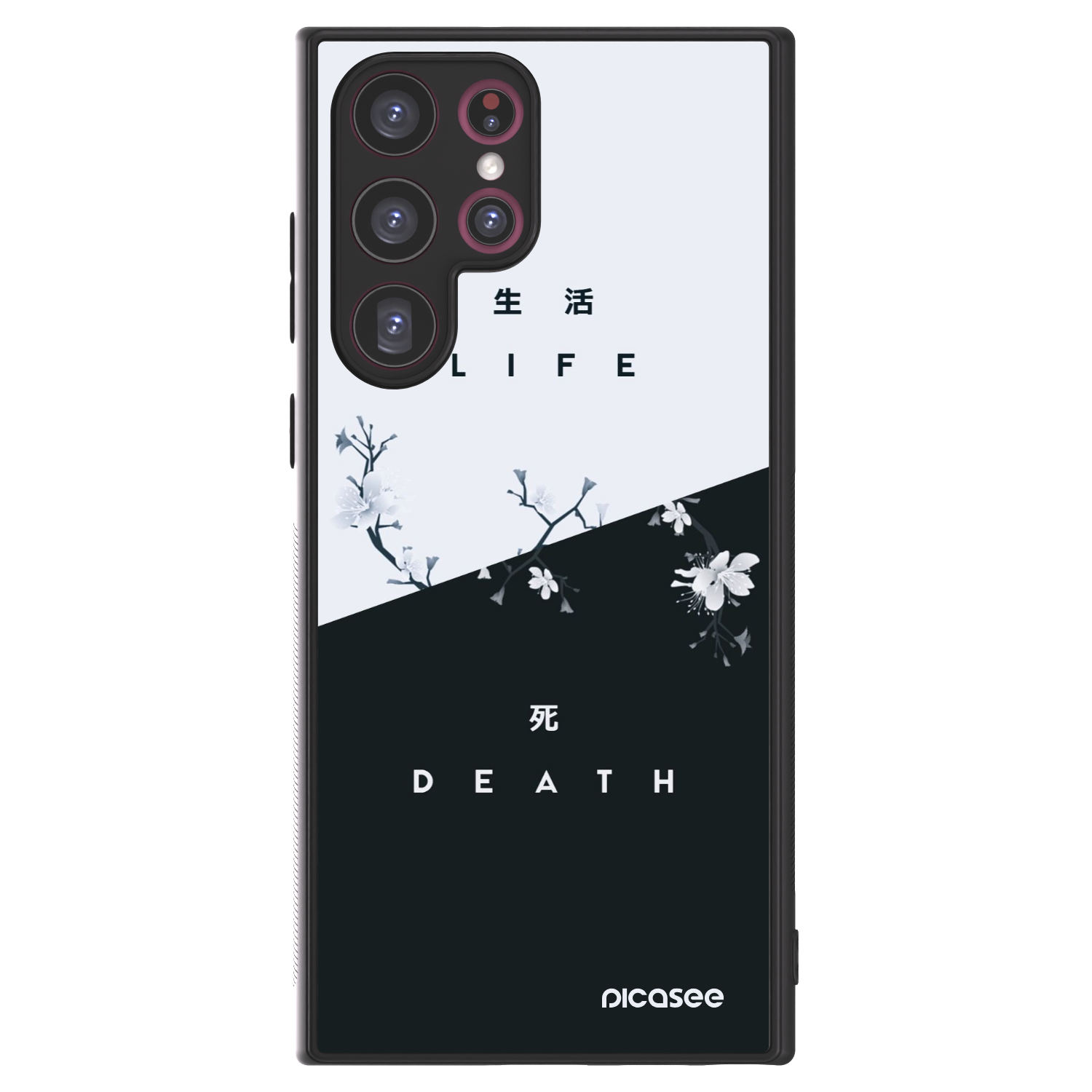 Picasee ULTIMATE CASE Samsung Galaxy S22 Ultra 5G - készülékre - Life - Death