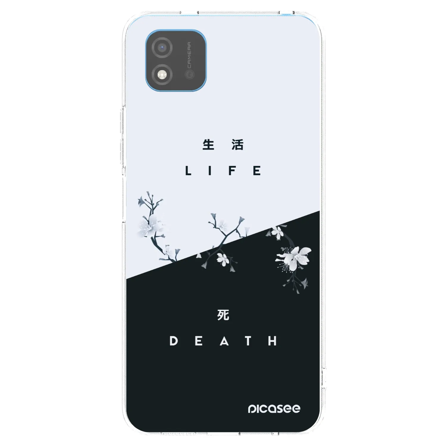 Picasee átlátszó szilikon tok az alábbi mobiltelefonokra Realme C11 (2021) - Life - Death