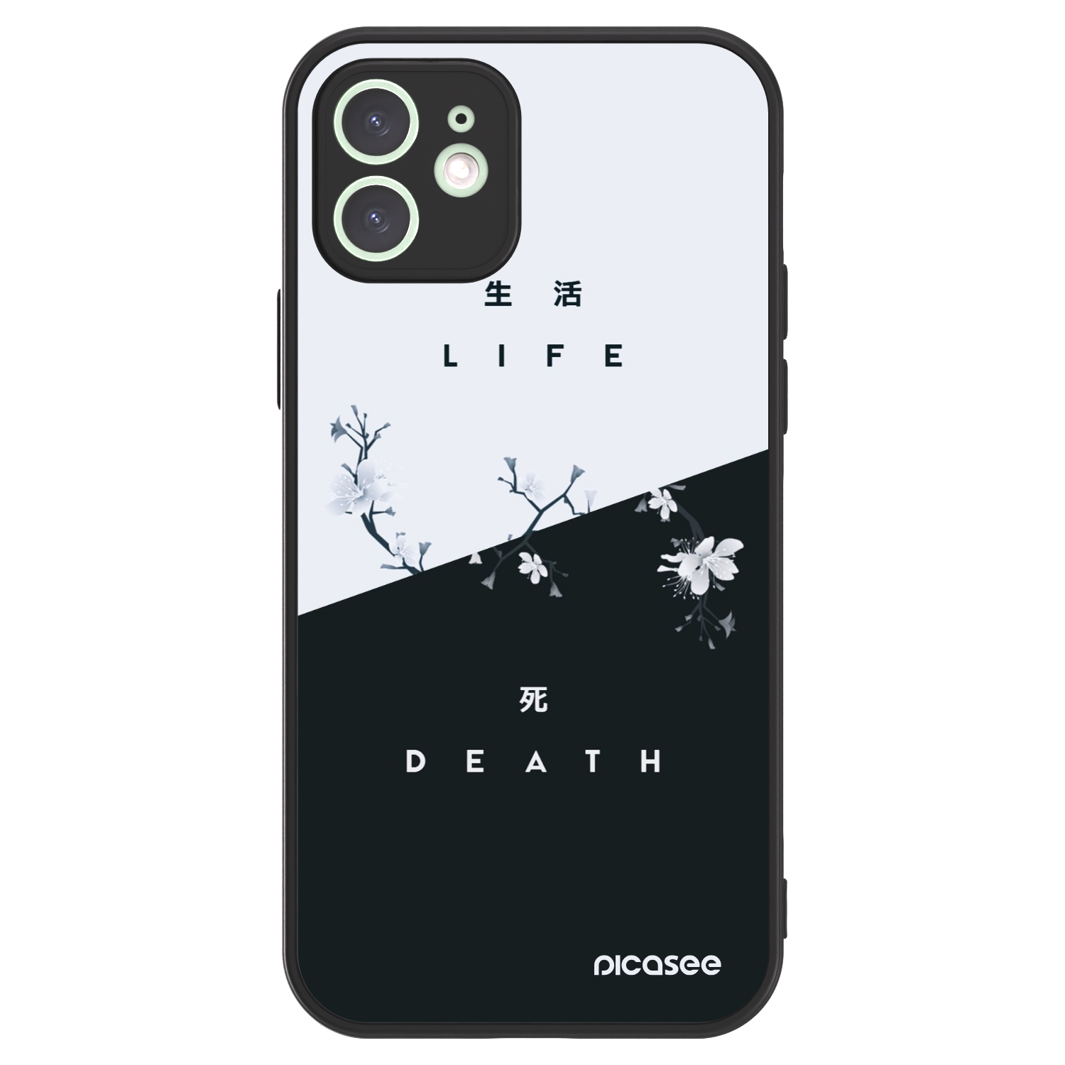 Picasee ULTIMATE CASE MagSafe Apple iPhone 12 - készülékre - Life - Death