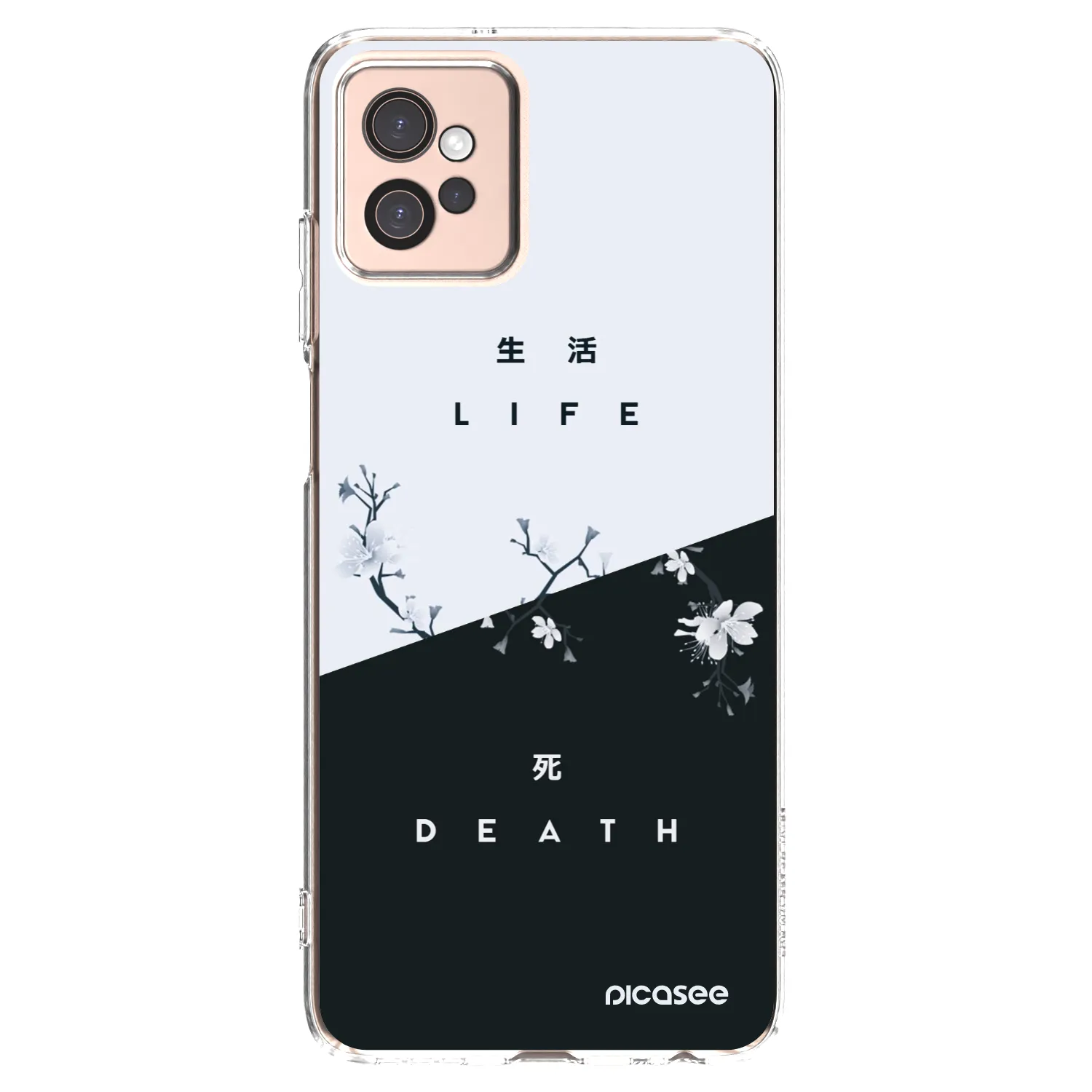 Picasee átlátszó szilikon tok az alábbi mobiltelefonokra Motorola Moto G32 - Life - Death