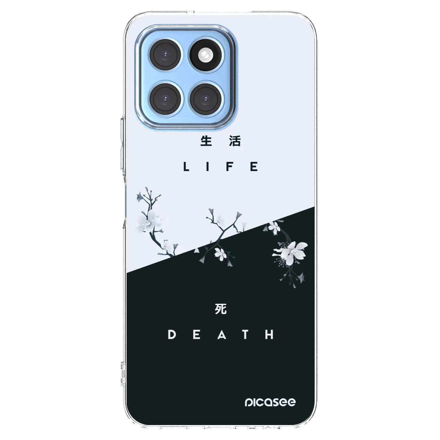 Picasee átlátszó szilikon tok az alábbi mobiltelefonokra Honor X6 - Life - Death