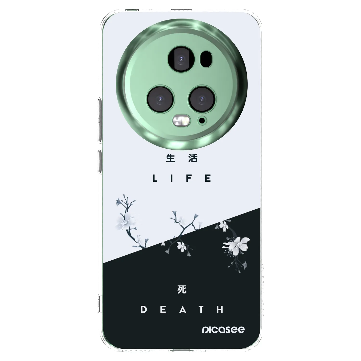 Picasee átlátszó szilikon tok az alábbi mobiltelefonokra Honor Magic5 Pro - Life - Death