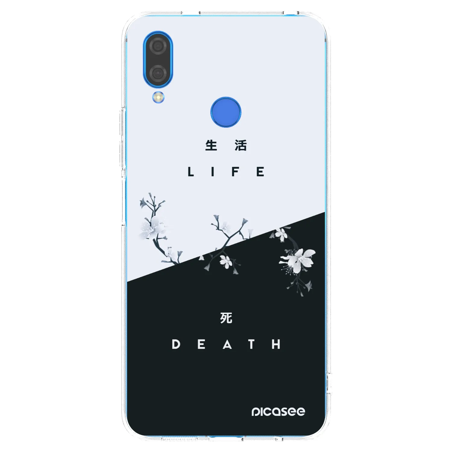 Picasee átlátszó szilikon tok az alábbi mobiltelefonokra Huawei Nova 3 - Life - Death