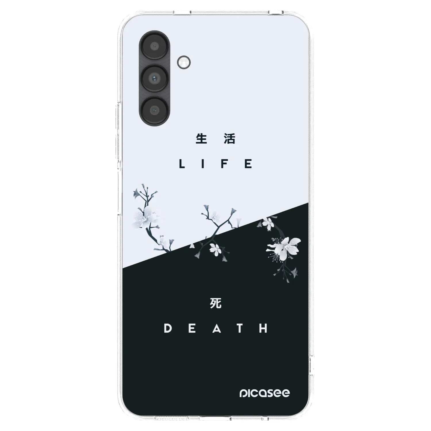 Picasee átlátszó szilikon tok az alábbi mobiltelefonokra Samsung Galaxy A04s A047F - Life - Death