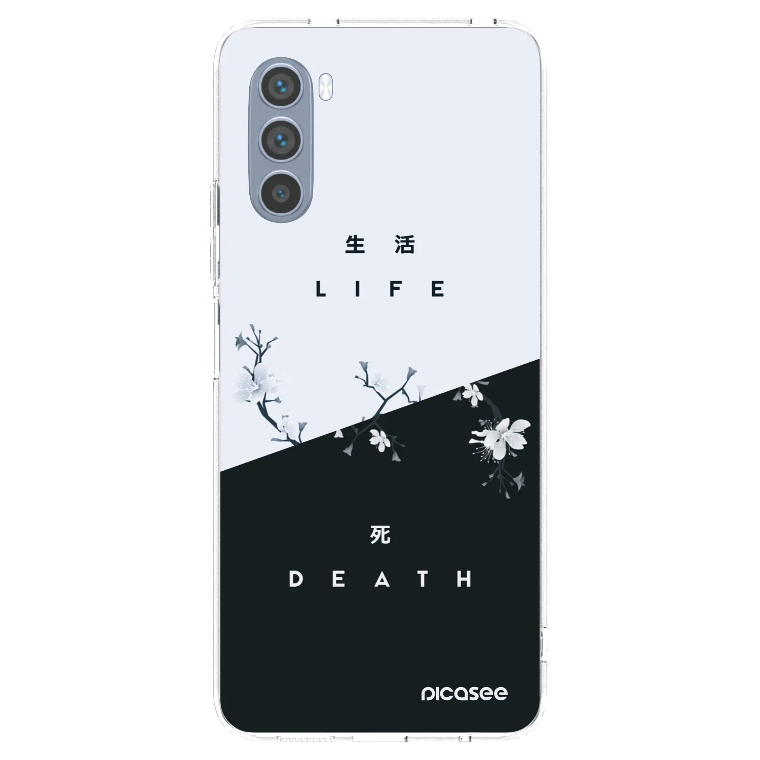 Picasee átlátszó szilikon tok az alábbi mobiltelefonokra Motorola Moto G62 - Life - Death
