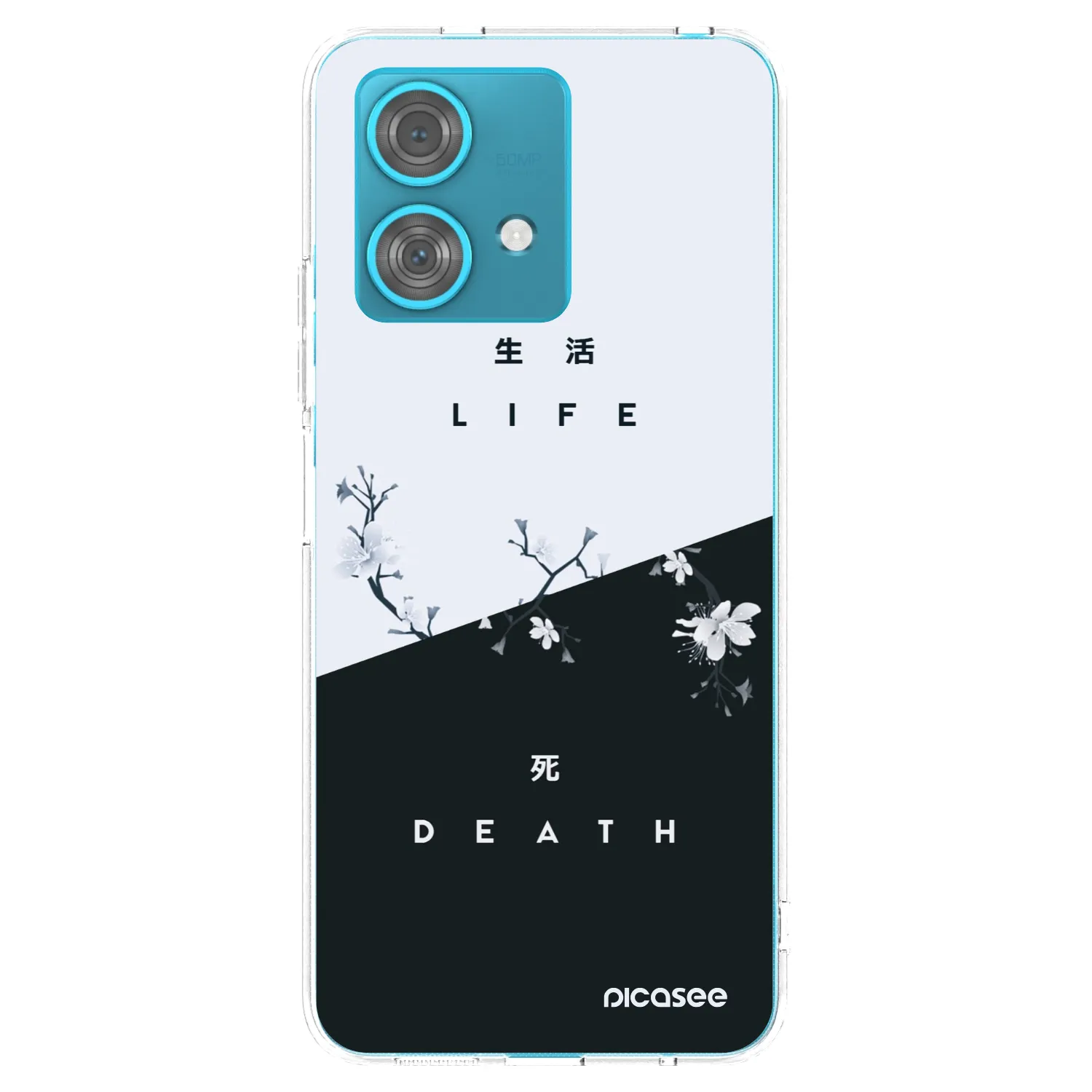 Picasee átlátszó szilikon tok az alábbi mobiltelefonokra Motorola Edge 40 Neo - Life - Death