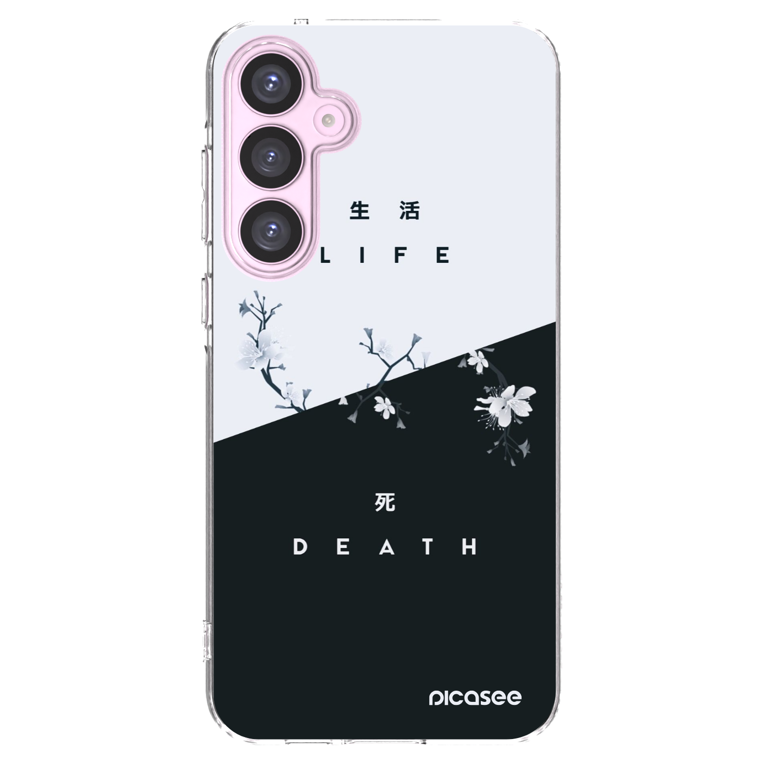 Picasee átlátszó szilikon tok az alábbi mobiltelefonokra Samsung Galaxy A55 5G A556B - Life - Death
