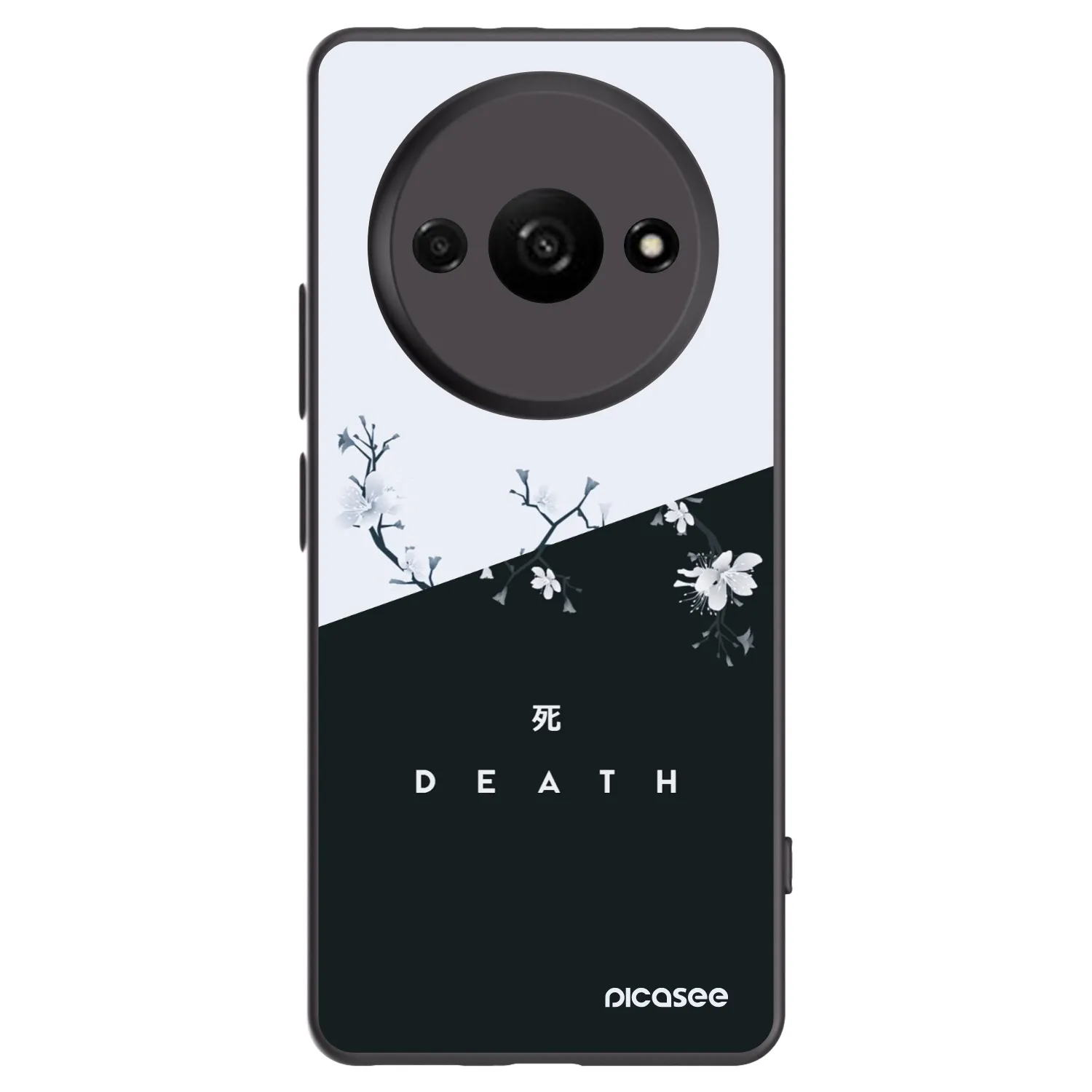 Picasee fekete szilikon tok az alábbi mobiltelefonokra Xiaomi Redmi A3 - Life - Death