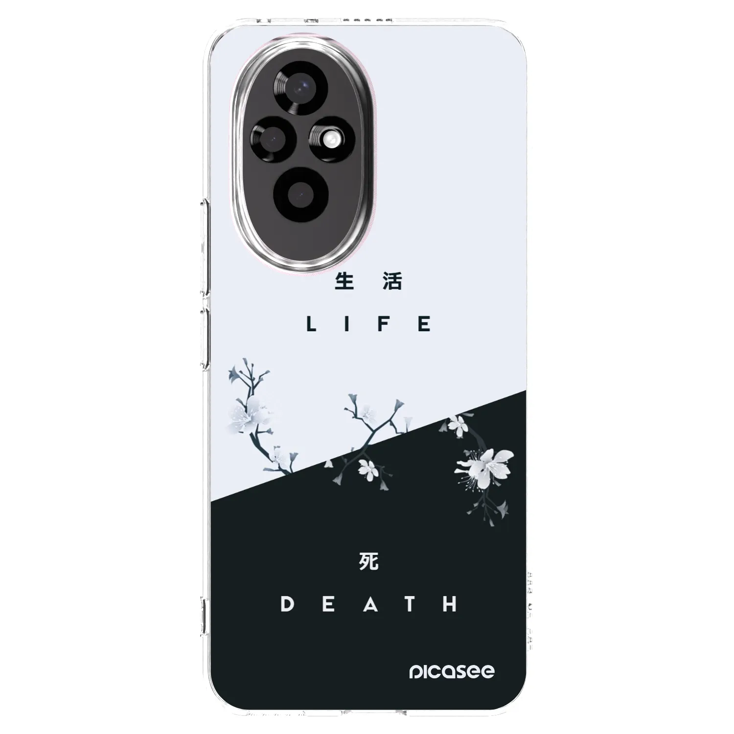 Picasee átlátszó szilikon tok az alábbi mobiltelefonokra Honor 200 5G - Life - Death