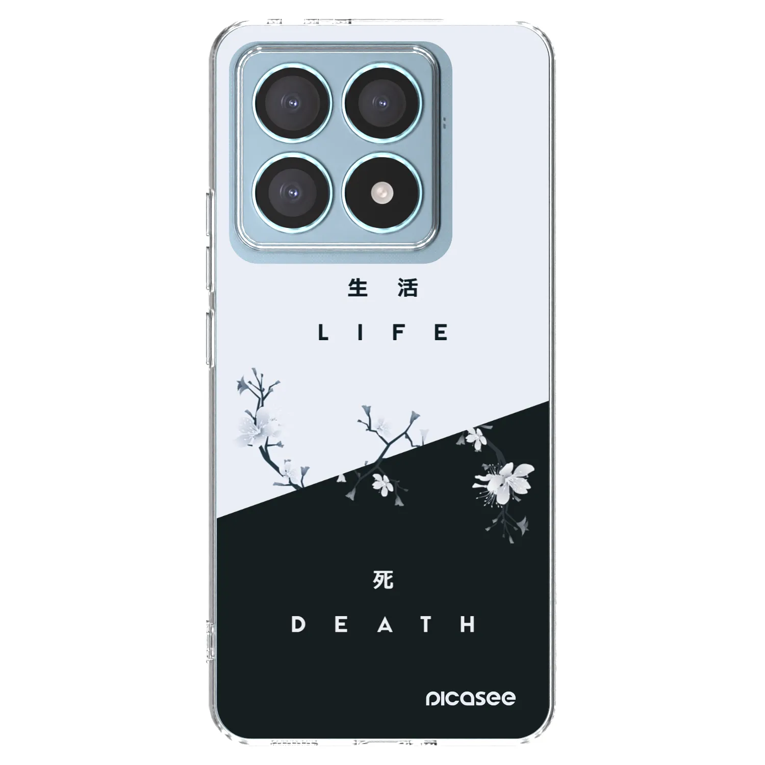 Picasee átlátszó szilikon tok az alábbi mobiltelefonokra Xiaomi 14T Pro - Life - Death