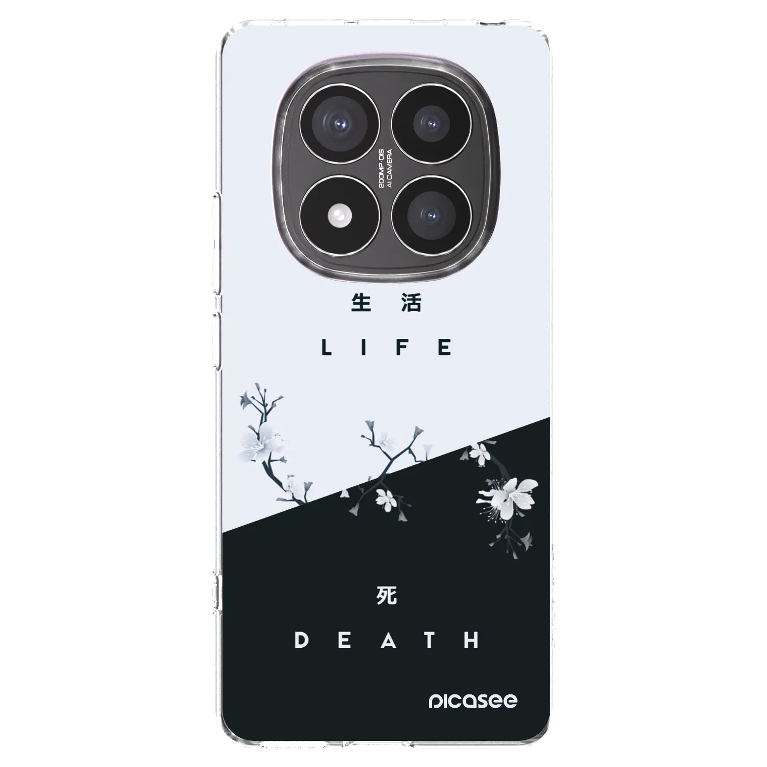 Picasee átlátszó szilikon tok az alábbi mobiltelefonokra Xiaomi Redmi Note 14 Pro+ 5G - Life - Death