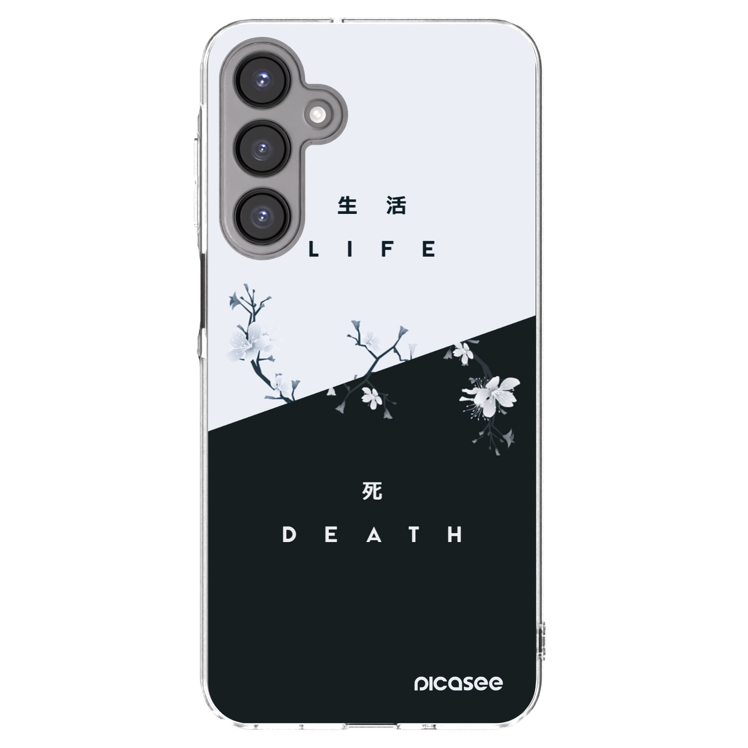 Picasee átlátszó szilikon tok az alábbi mobiltelefonokra Samsung Galaxy A16 5G - Life - Death