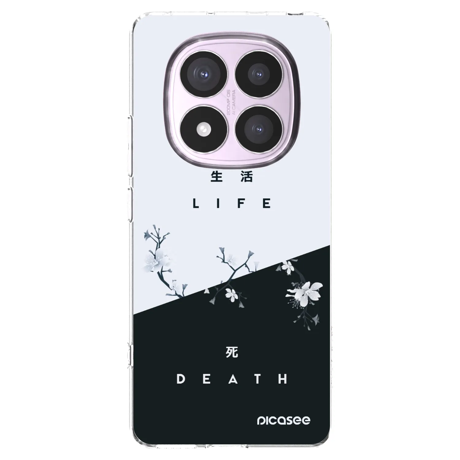 Picasee átlátszó szilikon tok az alábbi mobiltelefonokra Xiaomi Redmi Note 14 Pro 4G - Life - Death