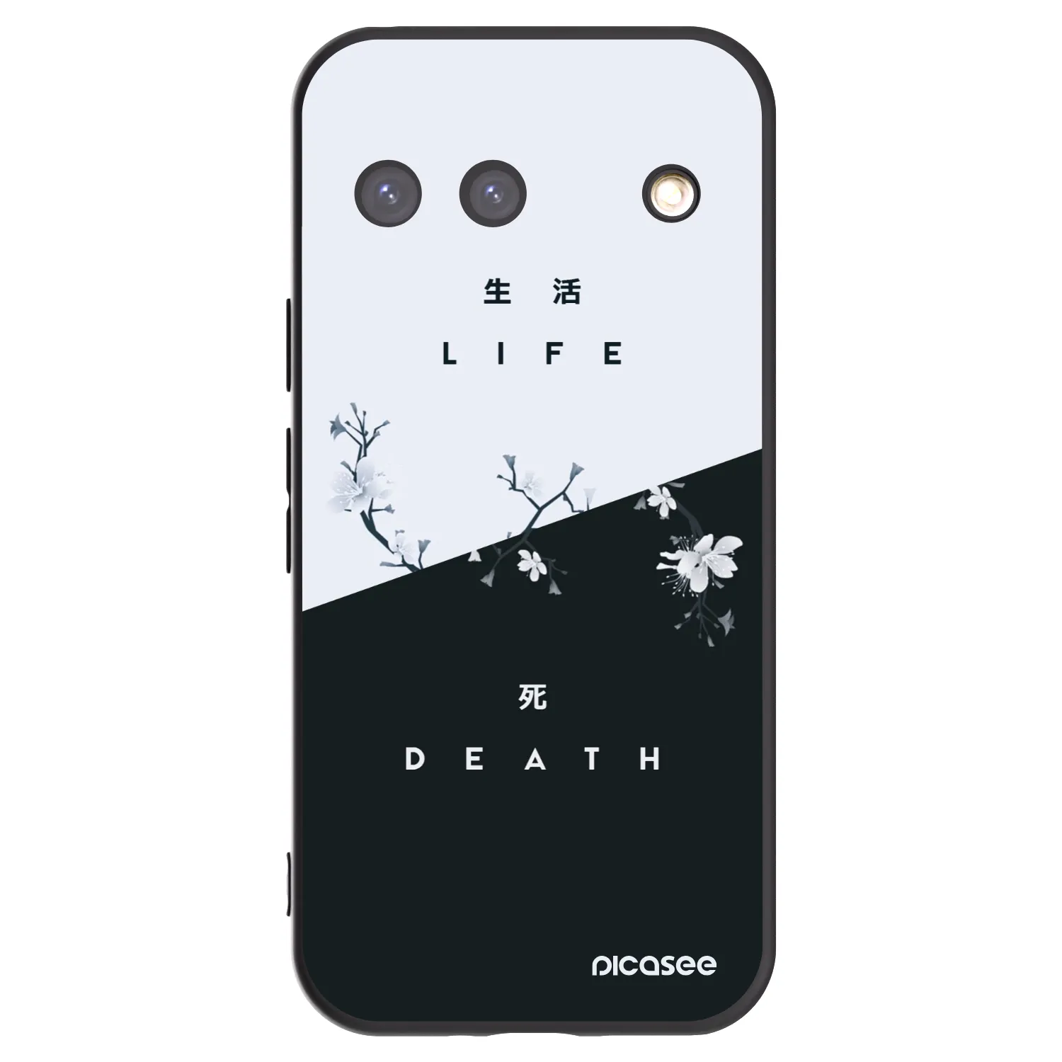 Picasee fekete szilikon tok az alábbi mobiltelefonokra Google Pixel 9 - Life - Death